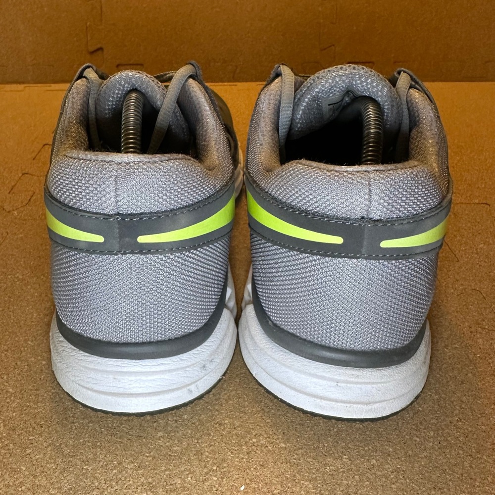Nike Lunar Fingertrap TR Mens 11.5 Grey Volt Training Shoes 898066-002 Woven Low - Picture 4 of 11
